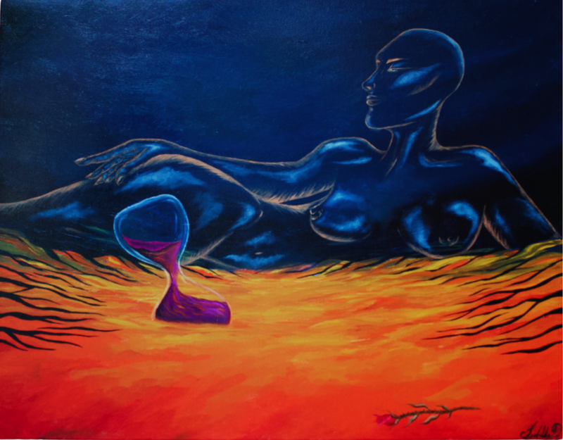 As Time Passed Me By 30" X 24"