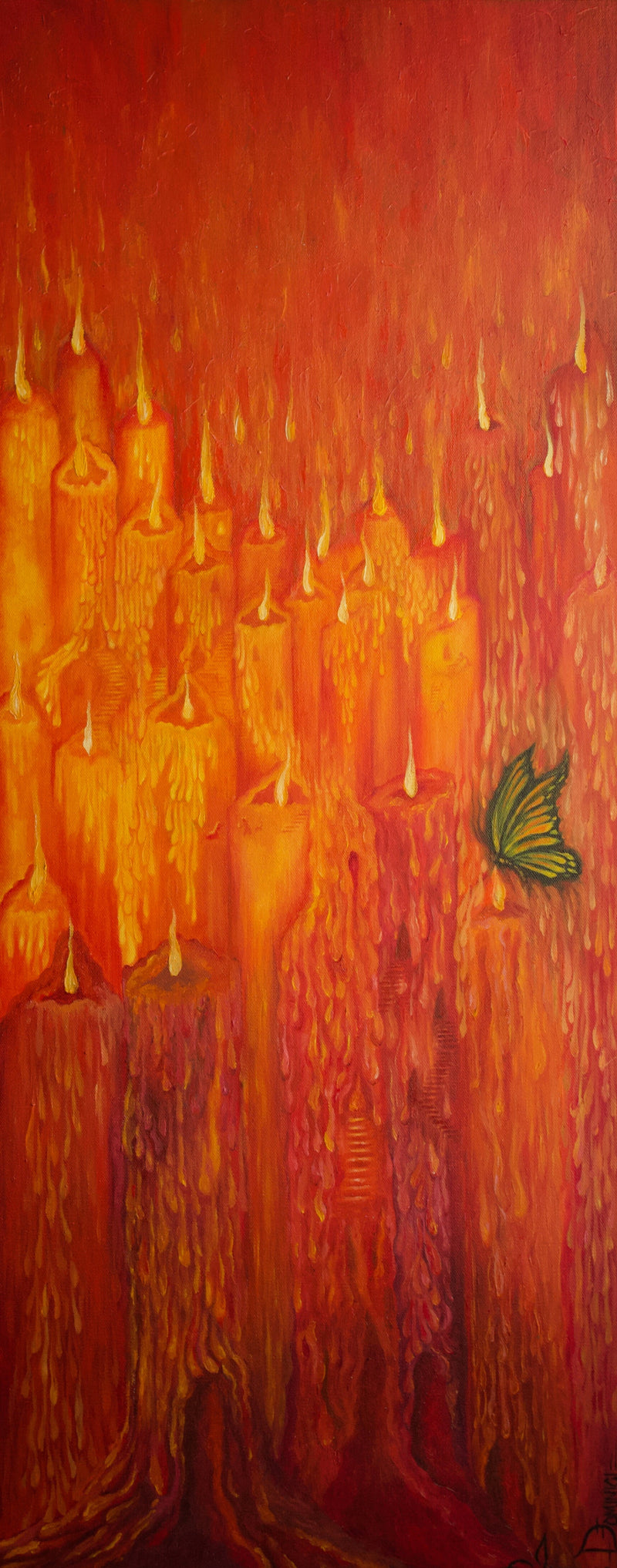 Light Over Palestine  16" X 40"